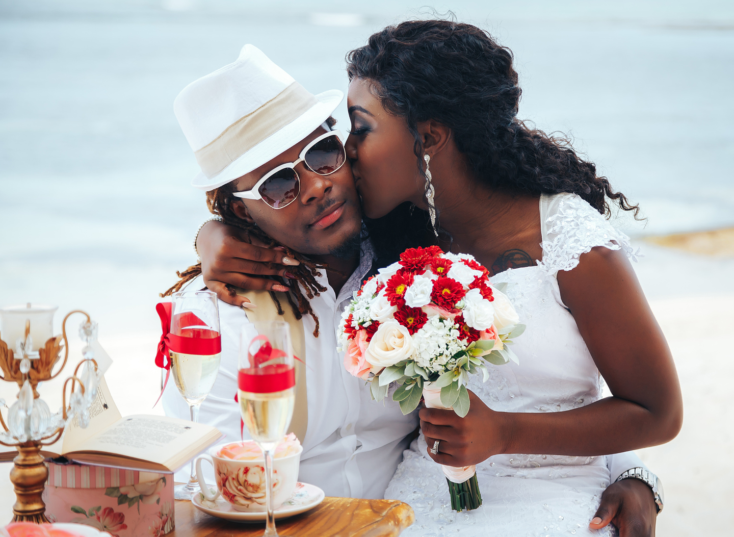 Symbolic Wedding Ceremony In Dominican Republic Lamar And Precious