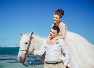 Tender wedding on Caribbean beach in Dominican Republic {Anastasia and Igor}