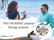 A Dreamy Beachfront Marriage Proposal in Punta Cana – “Find the Bottle!!” Proposal