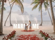 MARRY ME sign marriage proposal package, Punta Cana, Dominican Republic