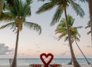 Eugene & Simbe proposal at sunset on the beach