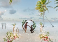 Samuel & Elizabeth’s Sunset Proposal on Punta Cana Beach